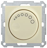 Светорегулятор поворотный с индикацией СС10-1-1-Б 600Вт BOLERO кремовый | код EDB11-0600-K33 | IEK